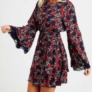 Altar’d State A Beautiful Soul Fit and Flare Bell Sleeves Dress Plus Size A